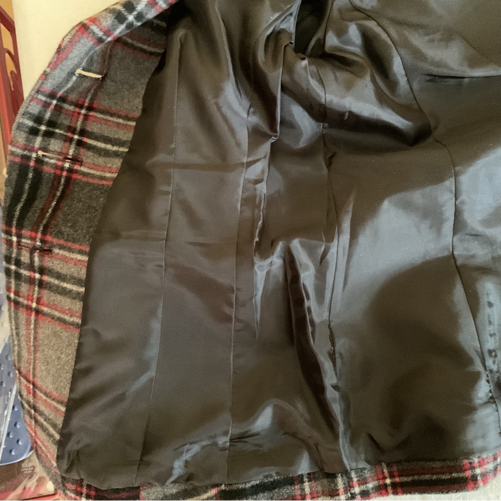 Talbots Petites Women’s Plaid Three Button Lined Blazer. Size 10P - Picture 7 of 7
